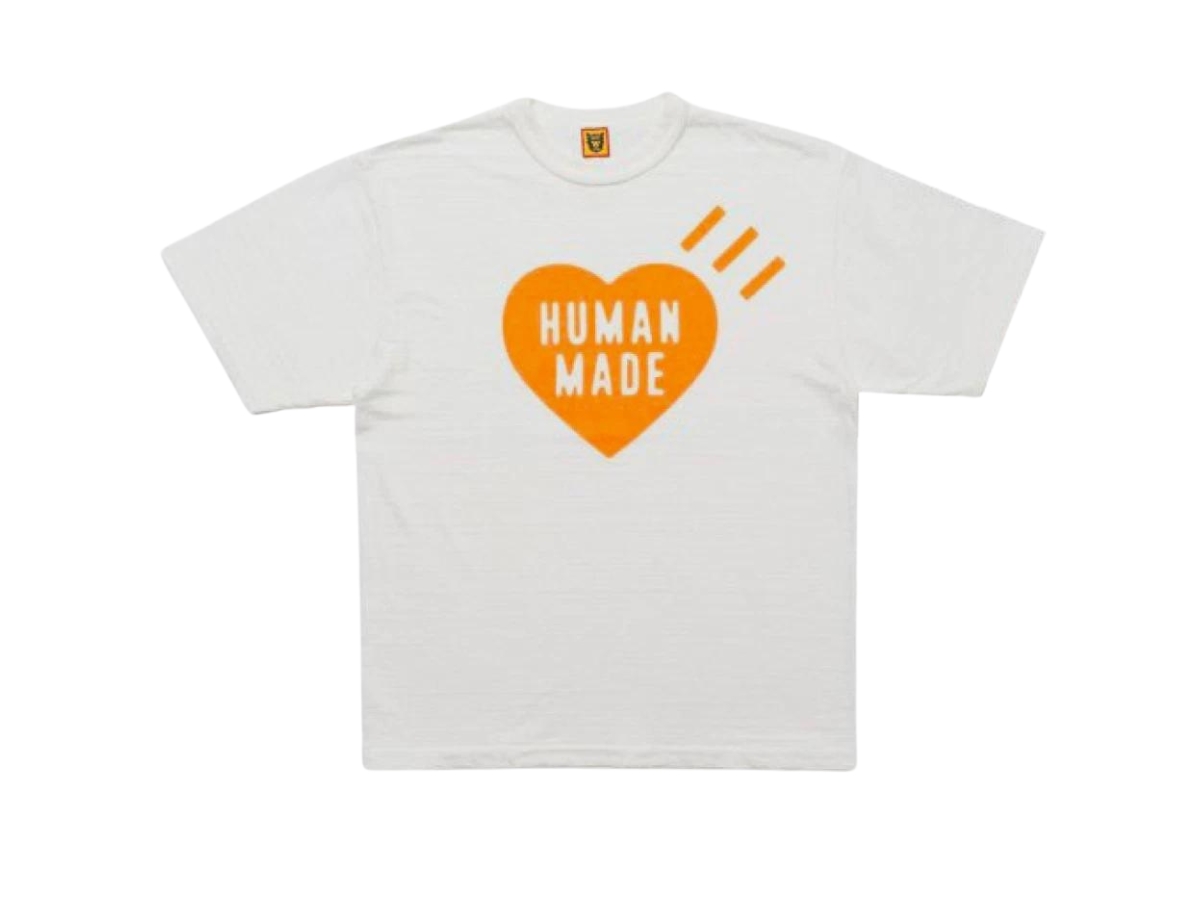 HUMAN MADE Heart T-Shirt SHIBUYA Orange - www.elim-bruxelles.com