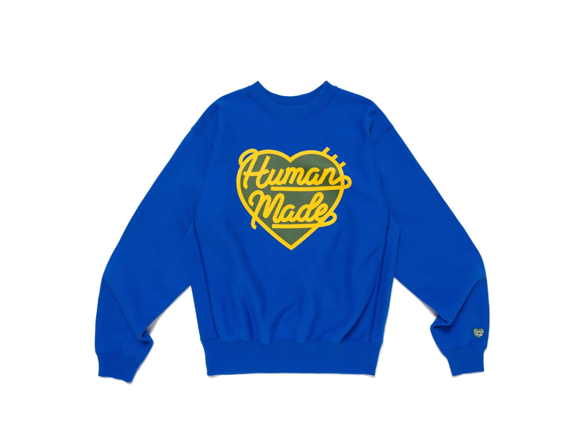 ช้อป Human Made Heavyweight Sweatshirt Blueของแท้ที่ SASOM