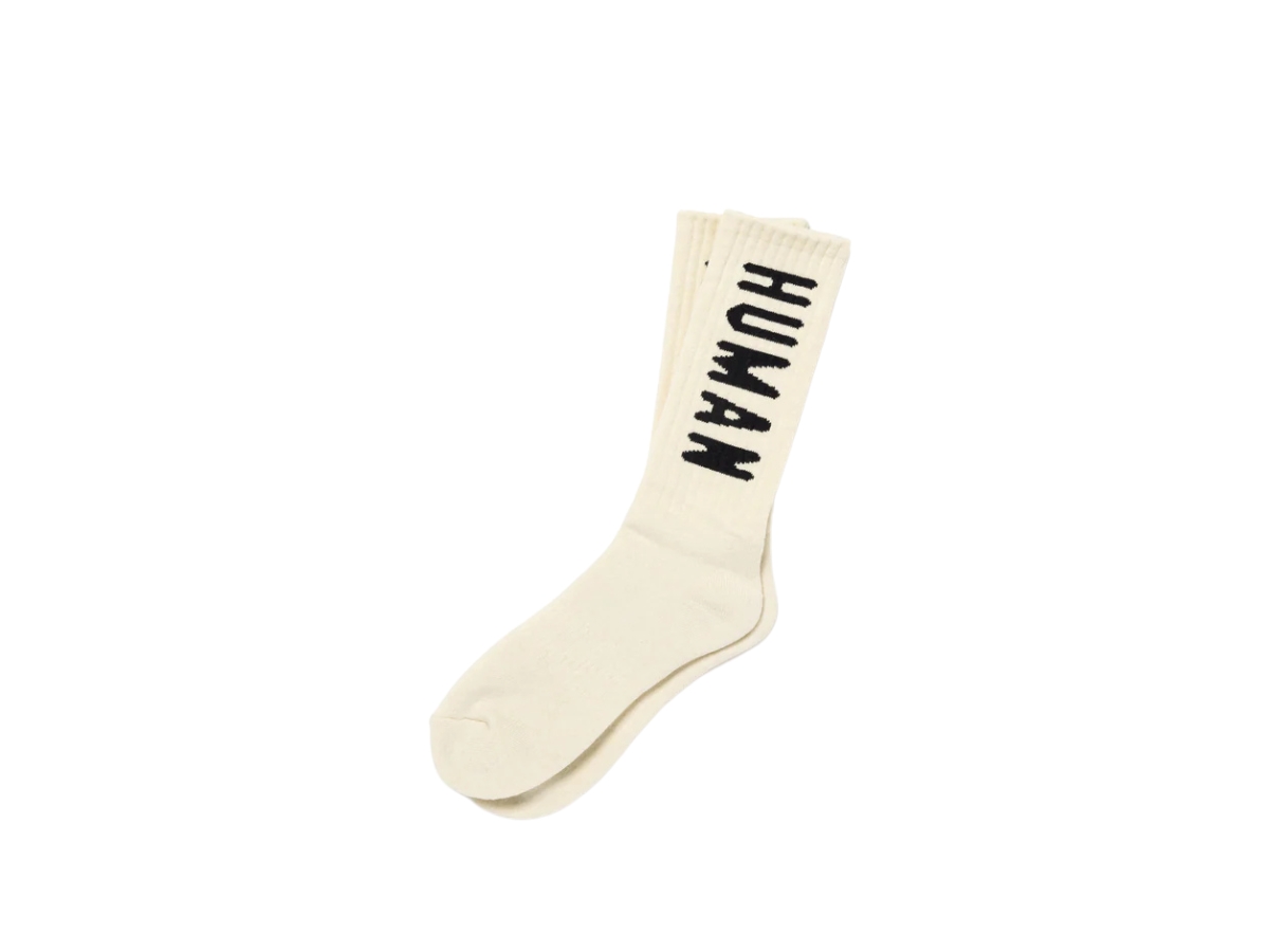 ช้อป Human Made HM Logo Socks White (FW24)ของแท้ที่ SASOM