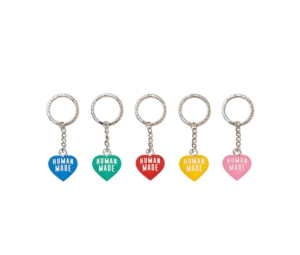5色 humanmade HEART RUBBER KEY CHAIN Human Made Human Made Heart Rubber Key Chain Set | ของแท้