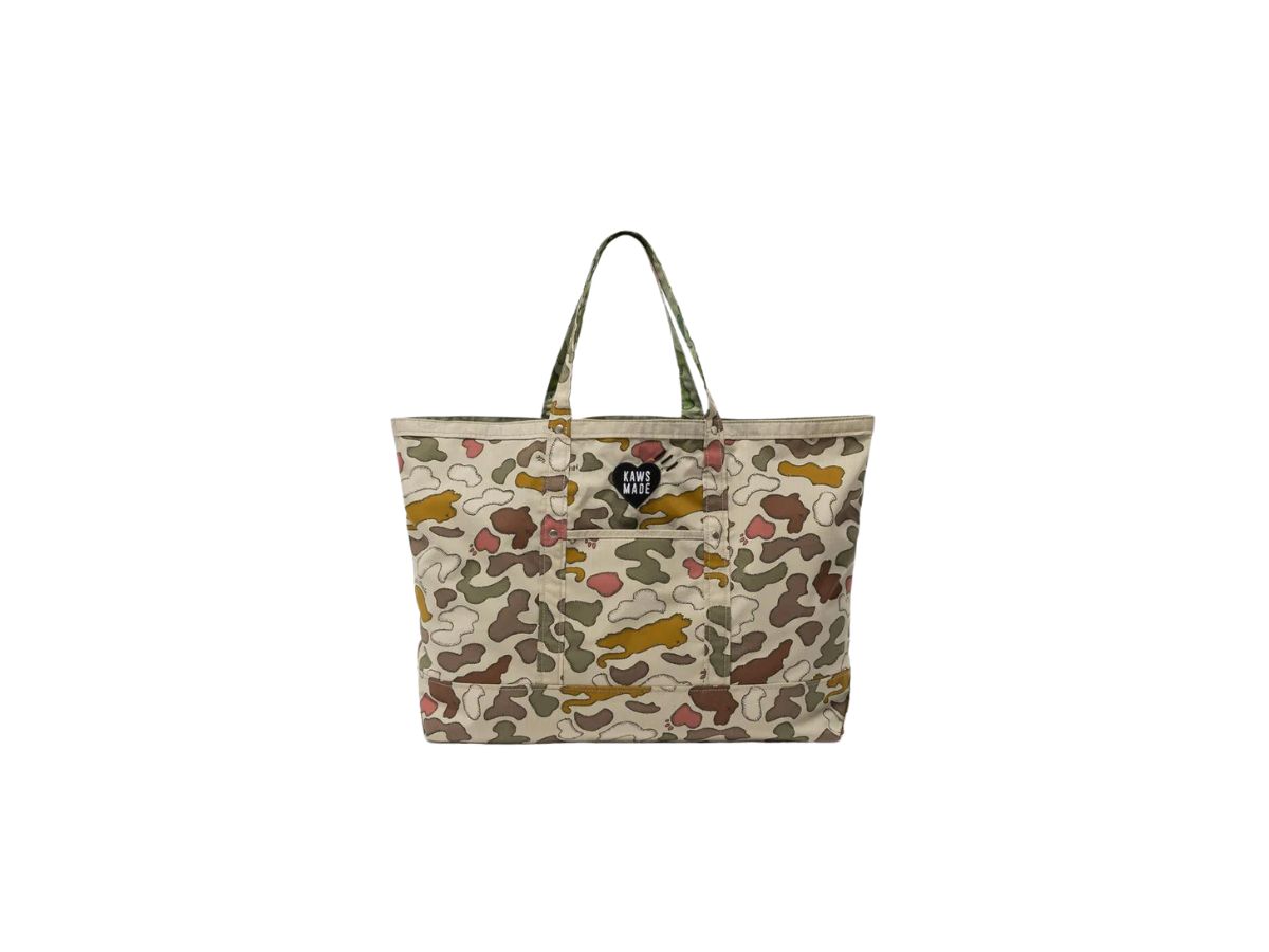 SASOM | กระเป๋า Human Made Kaws Made Camo Tote Bag Brown เช็คราคา 