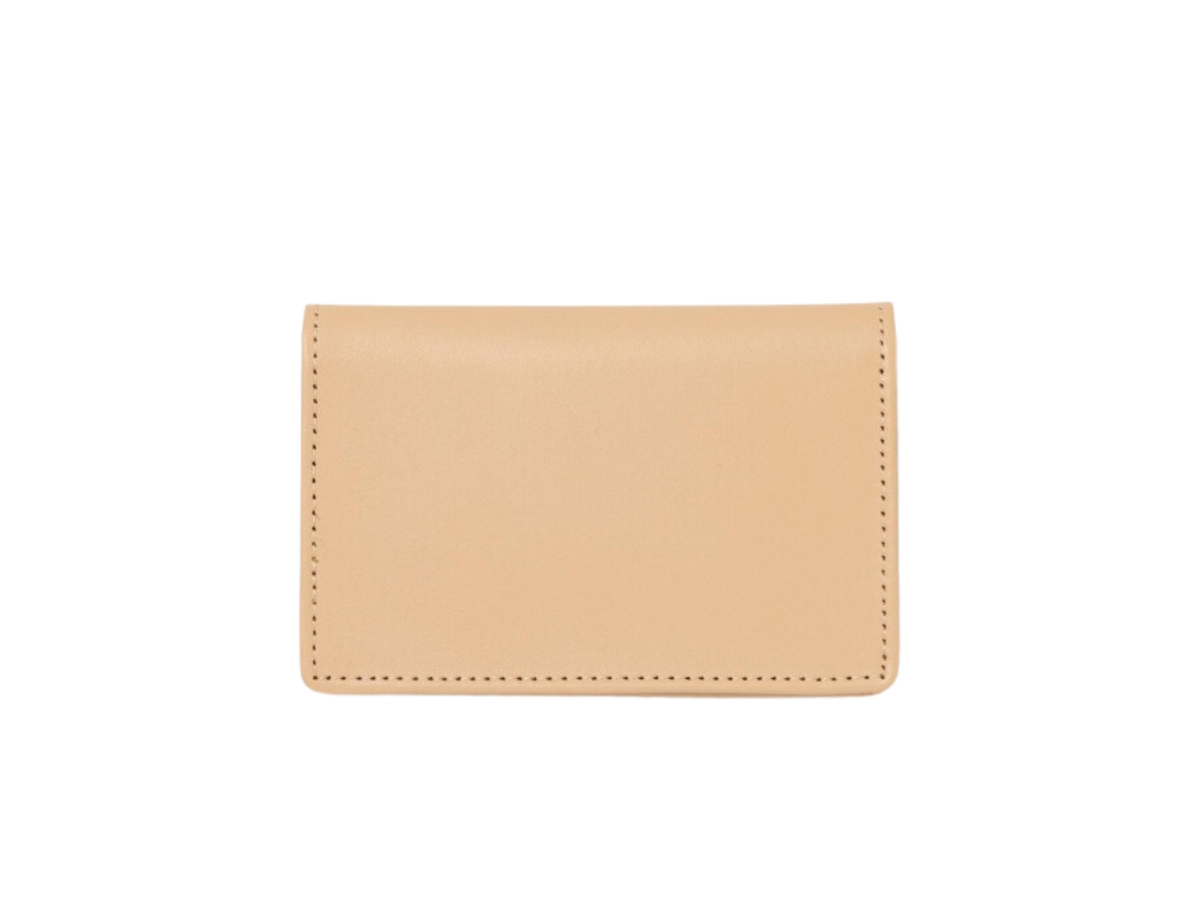 Human Made Leather Card Case Beige Shop Authentic at SASOM