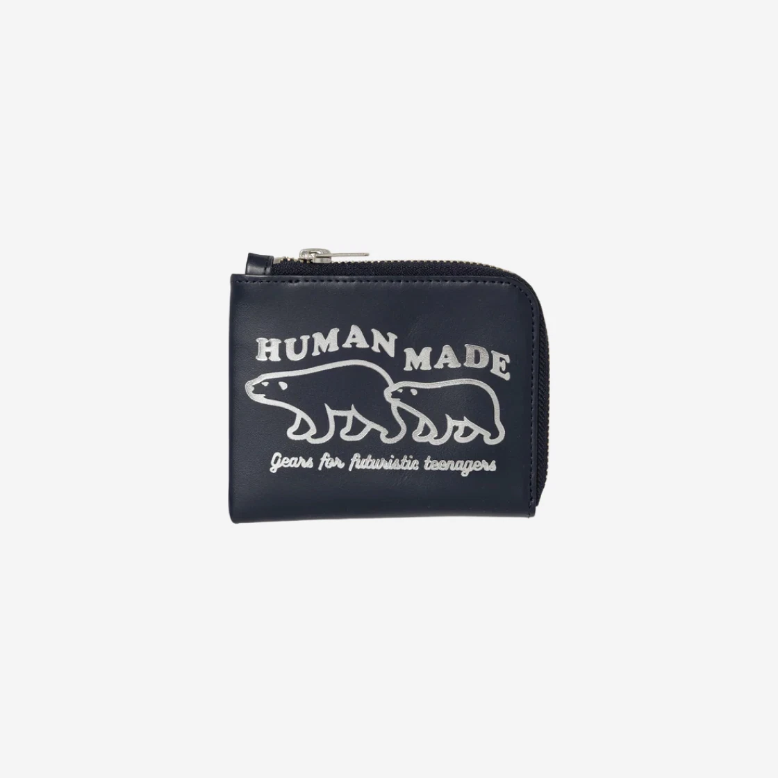 SASOM | กระเป๋า Human Made Leather Zip Wallet Navy เช็คราคาล่าสุด