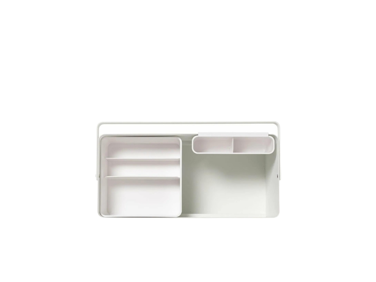 SASOM | accessories Human Made Makeup Toolbox White Check the