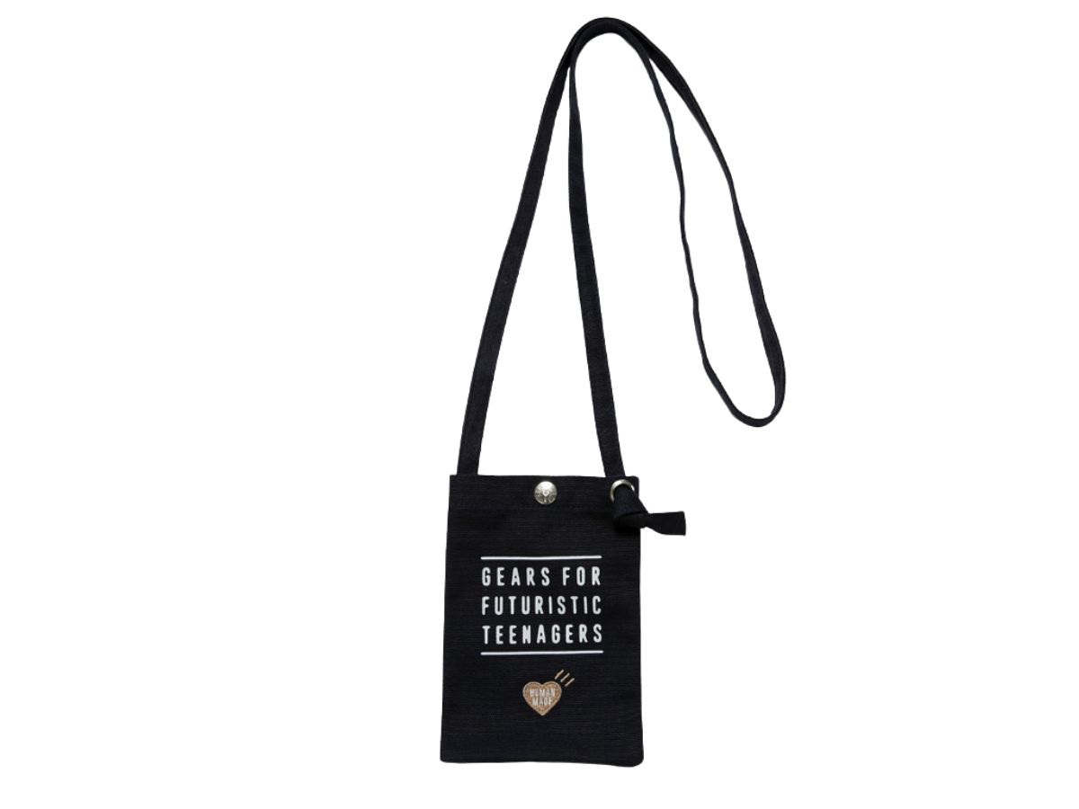 Human Made Mini Shoulder Bag Navy Shop Authentic at SASOM