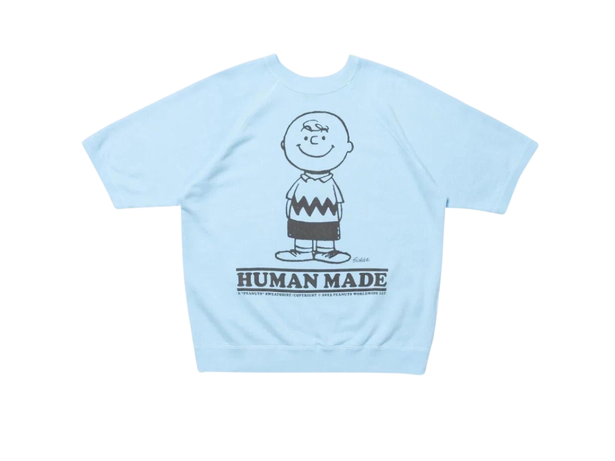 SASOM | เสื้อผ้า Human Made Peanuts S/S Sweatshirt #2 Blue เช็ค