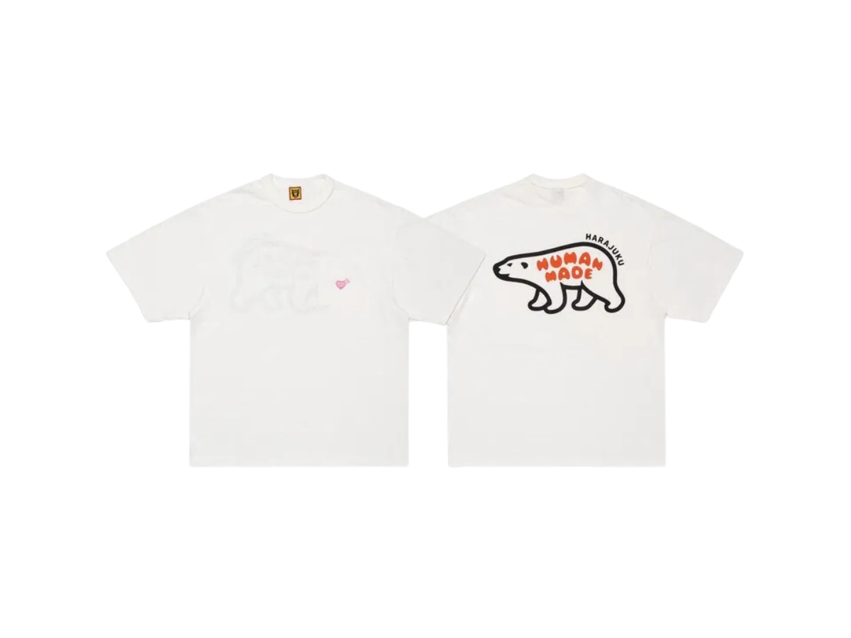 Buy Human Made Pocket T-shirt Harajuku Bear White | SASOM