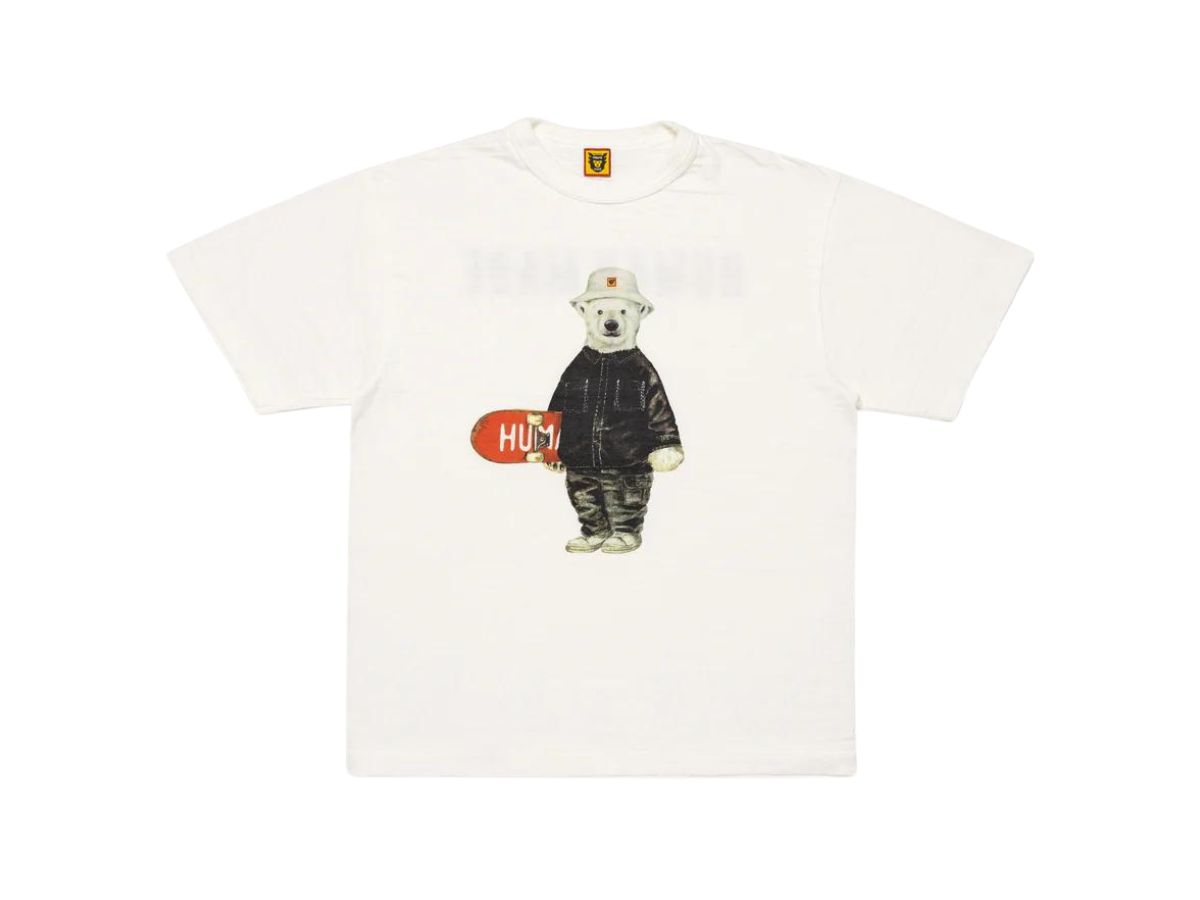 Buy Human Made Polar Bear Graphic T-Shirt #5 White | SASOM
