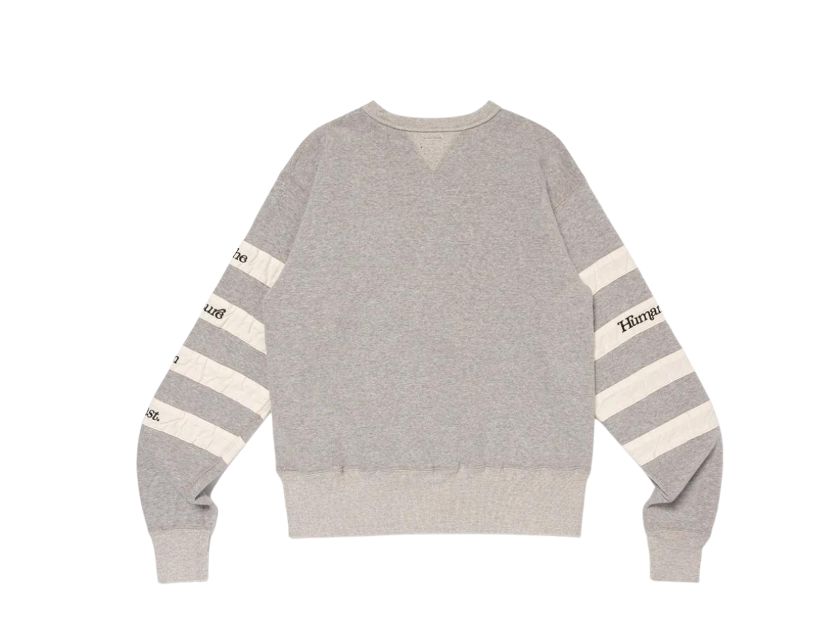 Human Made Prototype Crew Neck Sweatshirt Gray | ของแท้
