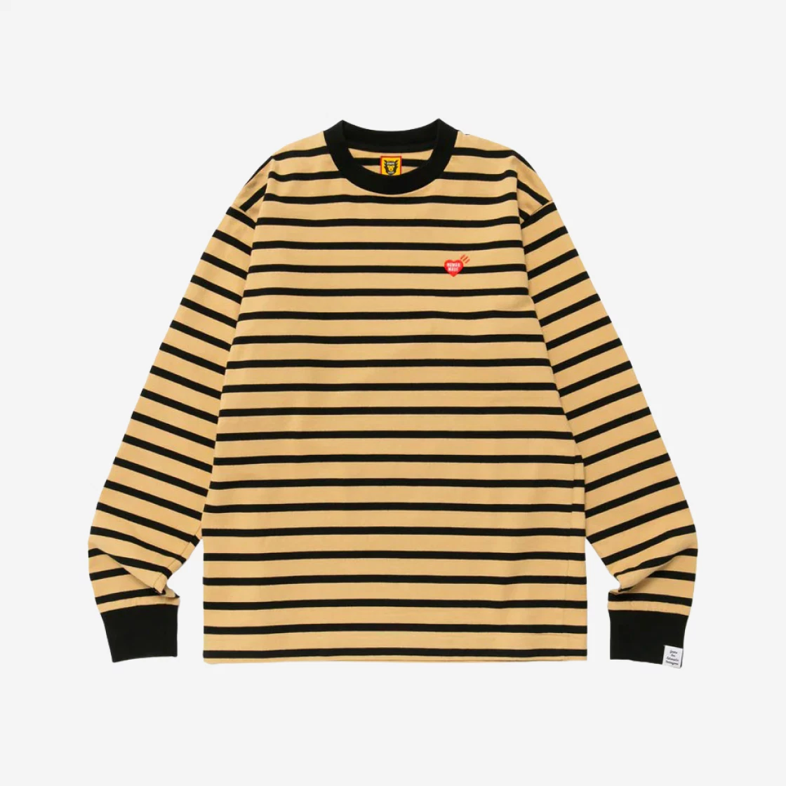 HUMAN MADE Striped L/S T-Shirt 　Beige HUMAN MADE Striped L/S T-Shirt Beige