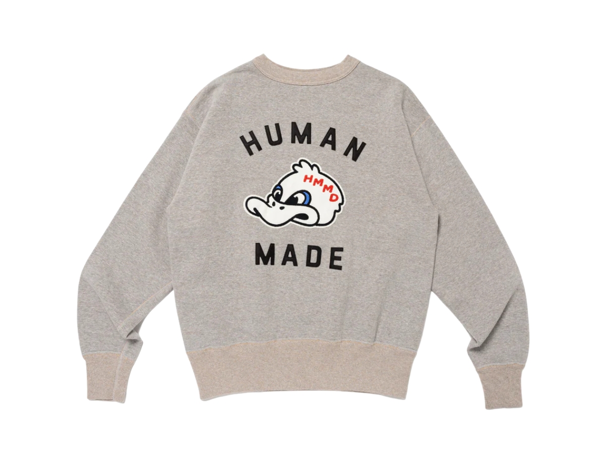 ช้อป Human Made Tsuriami Sweatshirt Grayของแท้ที่ SASOM