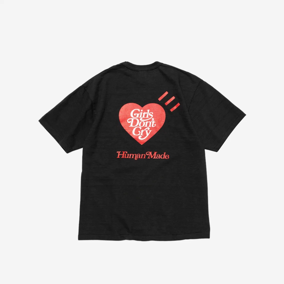 Human Made x Verdy Girls Don't Cry Valentine's Day T-Shirt Black