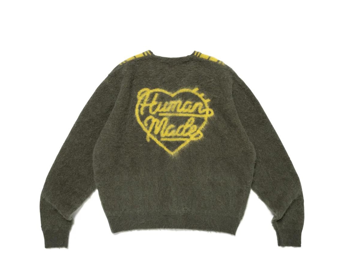 HUMAN MADE Hoodie L Cotton Green Used | eBay