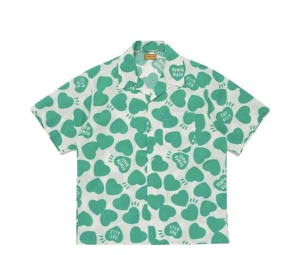 Buy Human Made Heart Aloha Shirt Bangkok Green at Sasom – Authentic and Ready to Ship