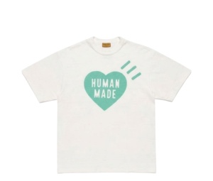 Buy Human Made Heart Graphic T-Shirt Bangkok White at Sasom – Authentic and Ready to Ship