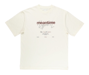 Buy Hype It Meantime Oversized T-shirts Cream at Sasom – Authentic and Ready to Ship