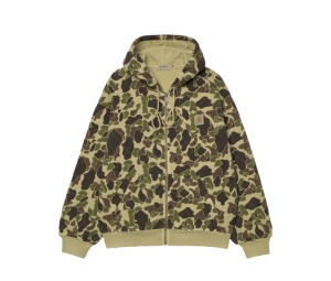 Buy Carhartt Hooded Vista Quilted Sweat Jacket Camo Duck Green at Sasom – Authentic and Ready to Ship