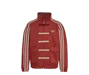 Buy adidas Junior Kids Chinese Style Oversized Knit Jacket Preloved Ruby Wonder Beige at Sasom – Authentic and Ready to Ship
