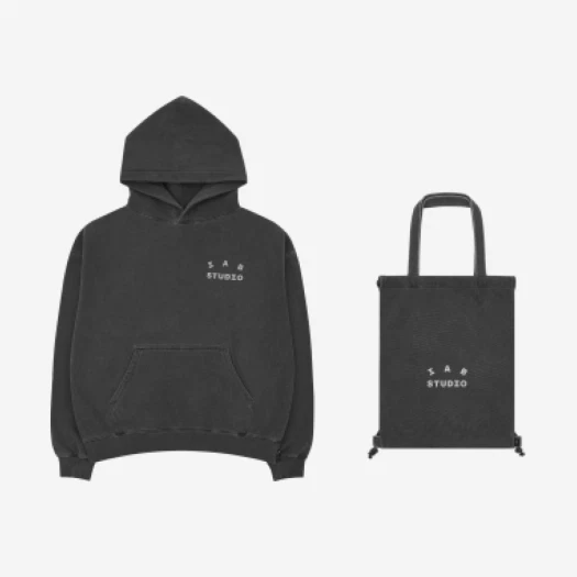 Buy IAB Studio Pigment Hoodie & Sack Black | SASOM