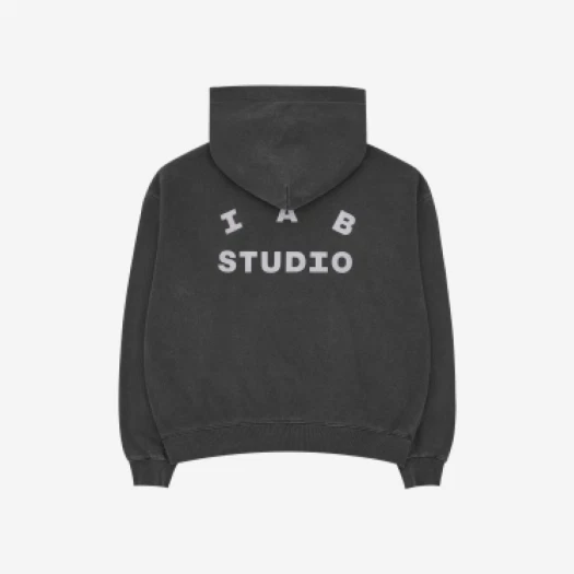 IAB Studio Pigment Hoodie Black Shop Authentic at SASOM