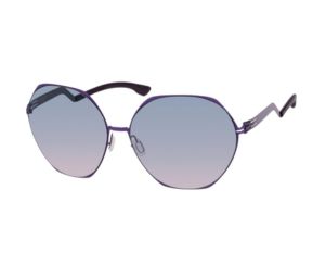 Buy Ic! Berlin Ku'Damm Sunglasses In Metal Crocus Aubergine at Sasom – Authentic and Ready to Ship