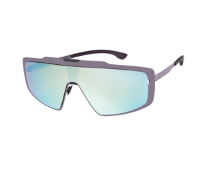 Buy Ic! Berlin MB Shield 03 Sunglasses In Metal Aubergine at Sasom – Authentic and Ready to Ship