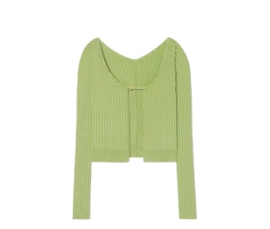 Buy Jacquemus La Maille Pralù Longue Cardigan Green at Sasom – Authentic and Ready to Ship