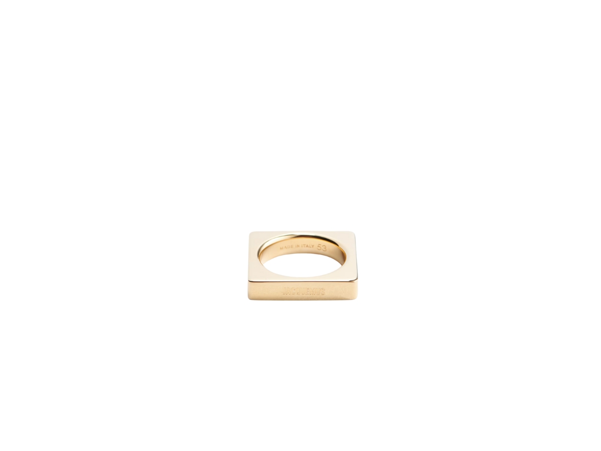 Bague Carrée Ajustable Style Rétro Rococo - Années 20-30 - Acier Inoxydable Multicolore - Neuf Sans Emballage