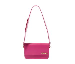 Buy Jacquemus Le Carinu Bag In Leather With Gold-Tone Logo Hardware Pink at Sasom – Authentic and Ready to Ship
