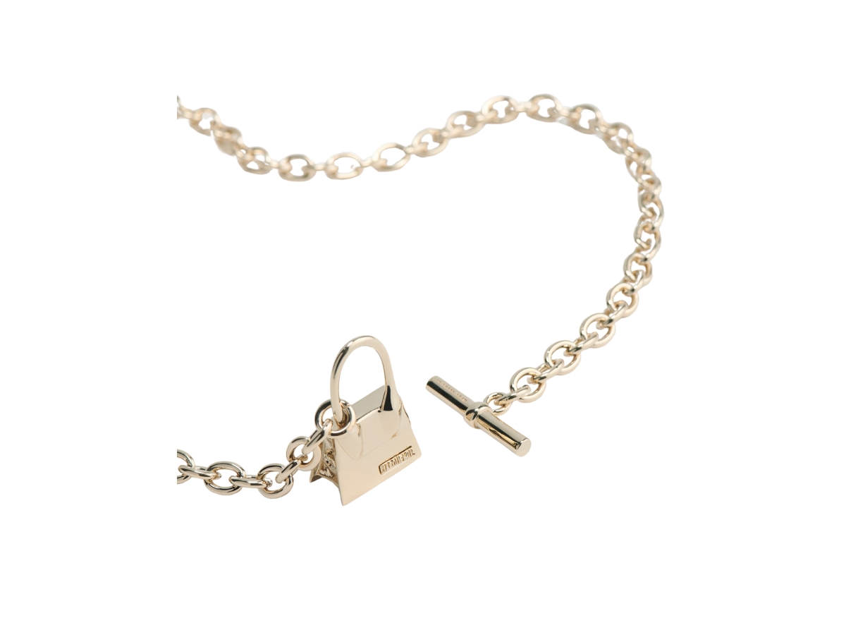 Jacquemus Le Collier Chiquito Barre In Brass-Bronze Chiquito 