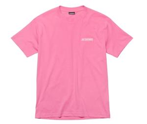 JACQUEMUS ピンク Tシャツ S Jacquemus Ladies Embroidered Logo T-Shirt Pink - SS22 - US