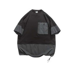 Jeera 168 Black Retro Halftone T-Shirt