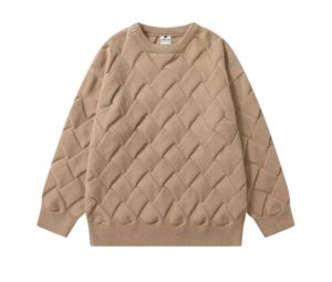 Jeera 168 Brown Twill Weave Sweater
