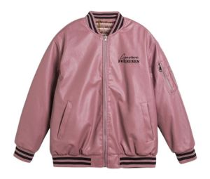 Jeera 168 Pink Cynosure Leather Jacket