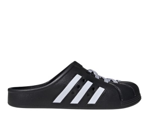 Buy adidas Adilette Clog Black White Laces at Sasom – Authentic and Ready to Ship