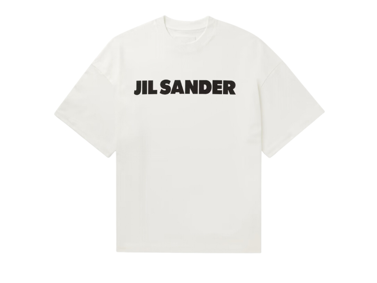 SASOM | apparel Jil Sander Cotton Jersey T-Shirt Natural Check the ...