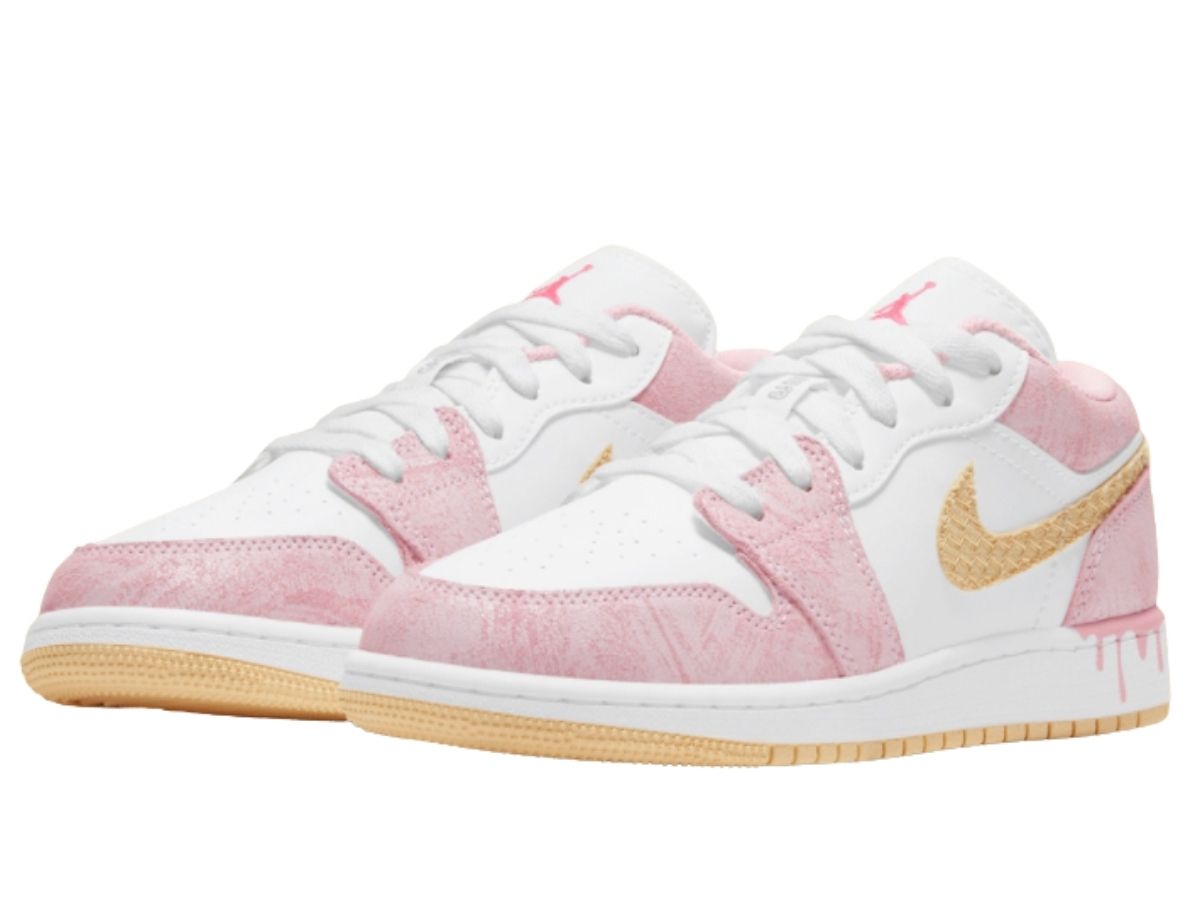 SASOM shoes Jordan 1 Low Paint Drip (GS) Check the latest price now!
