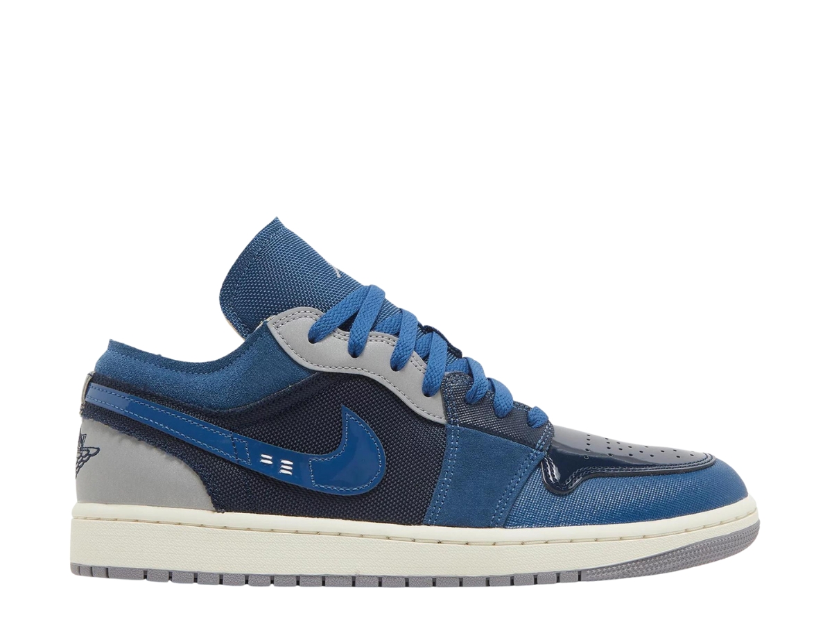 Jordan 1 Low SE Craft Obsidian French Blue Ashen Slate White