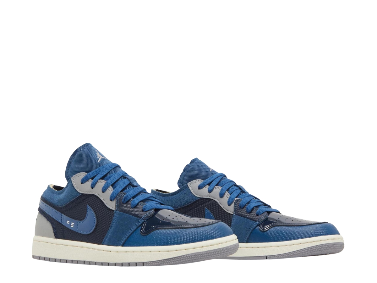 Jordan 1 Low SE Craft Obsidian French Blue Ashen Slate White