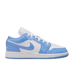 Buy Jordan 1 Low SE Legend Blue Patent (GS) at Sasom – Authentic and Ready to Ship