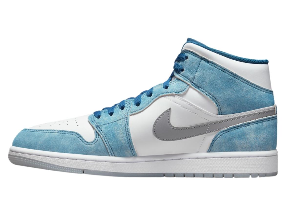 SASOM | shoes Jordan 1 Mid French Blue Fire Red Check the latest price now!