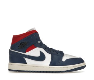 Buy Jordan 1 Mid French Blue Gym Red (Women's) at Sasom – Authentic and Ready to Ship