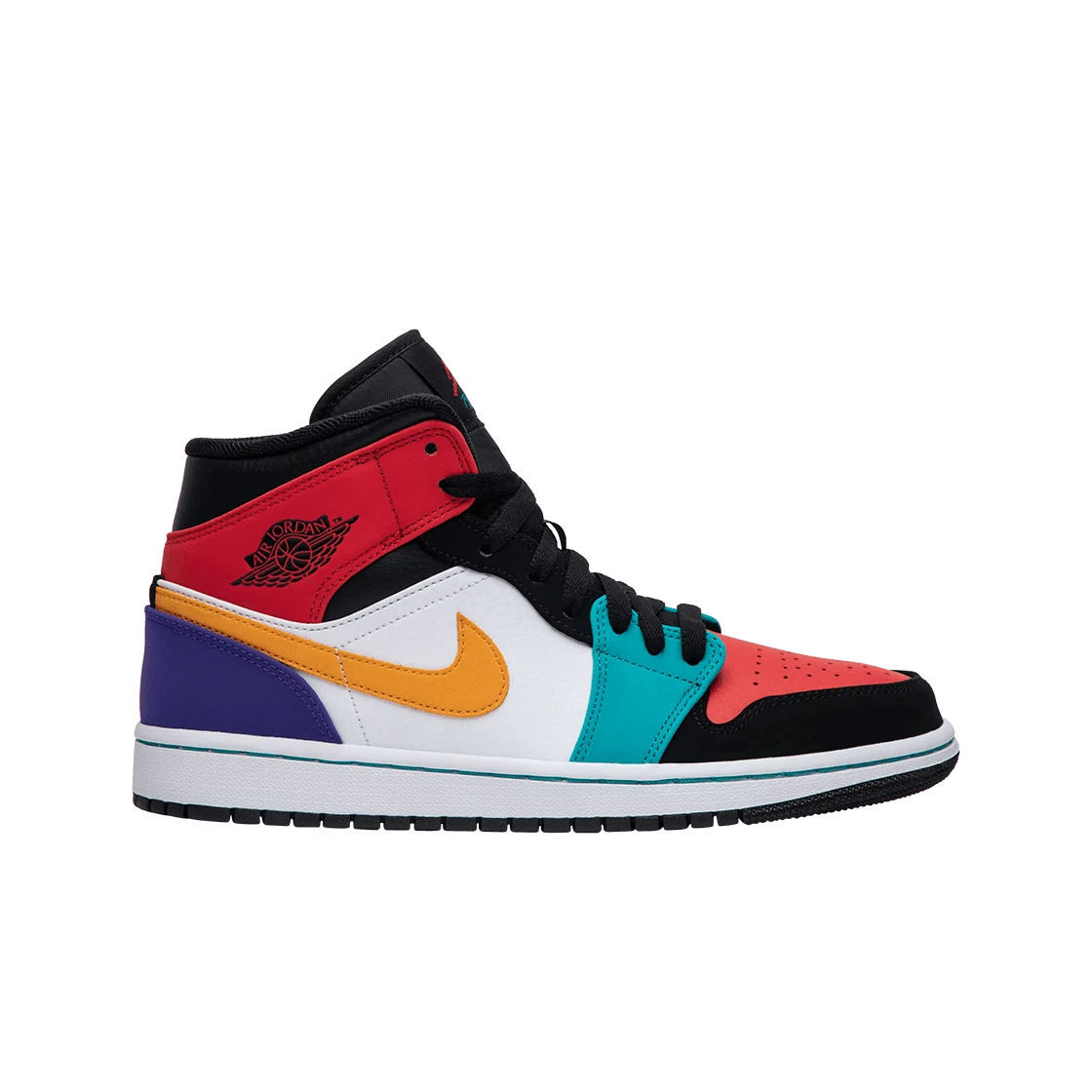 Nike air jordan 1 mid outlet multicolor