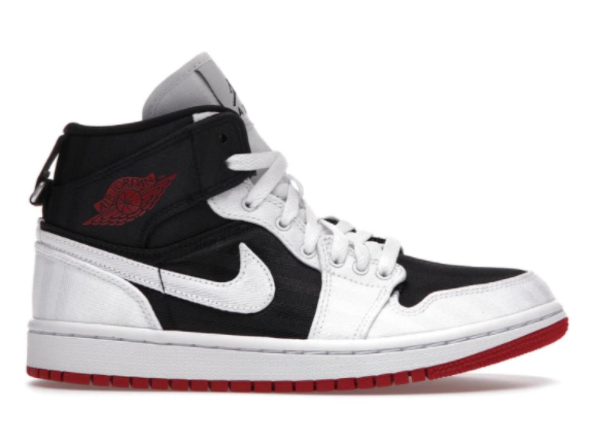 black satin gym red jordan 1