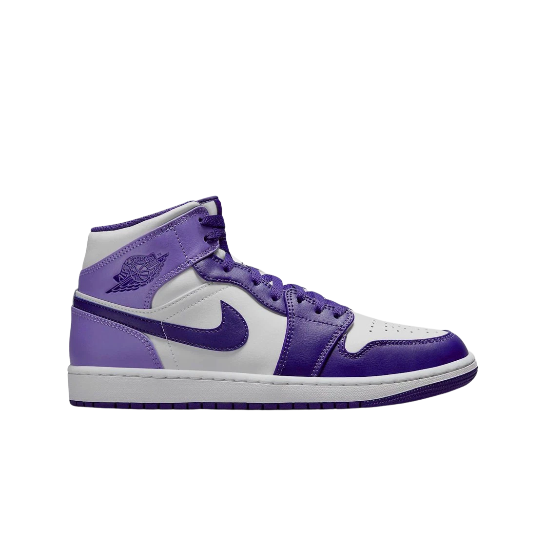 The new purple cheap and white jordans