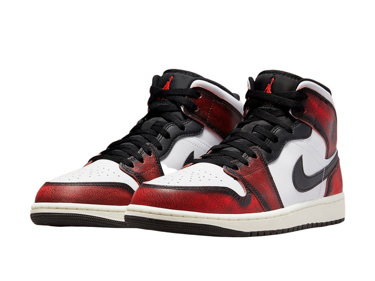 SASOM | shoes Jordan 1 Mid Wear-Away Chicago Check the latest price now!