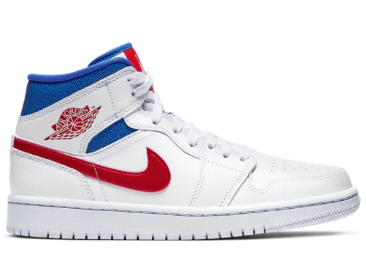 jordan mid 1 red