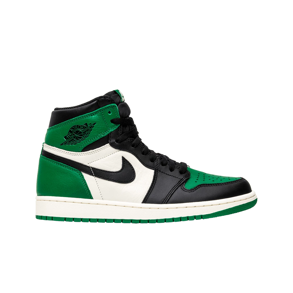 Green white store jordan 1