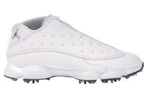 Jordan 13 Retro Golf Cleat White Black