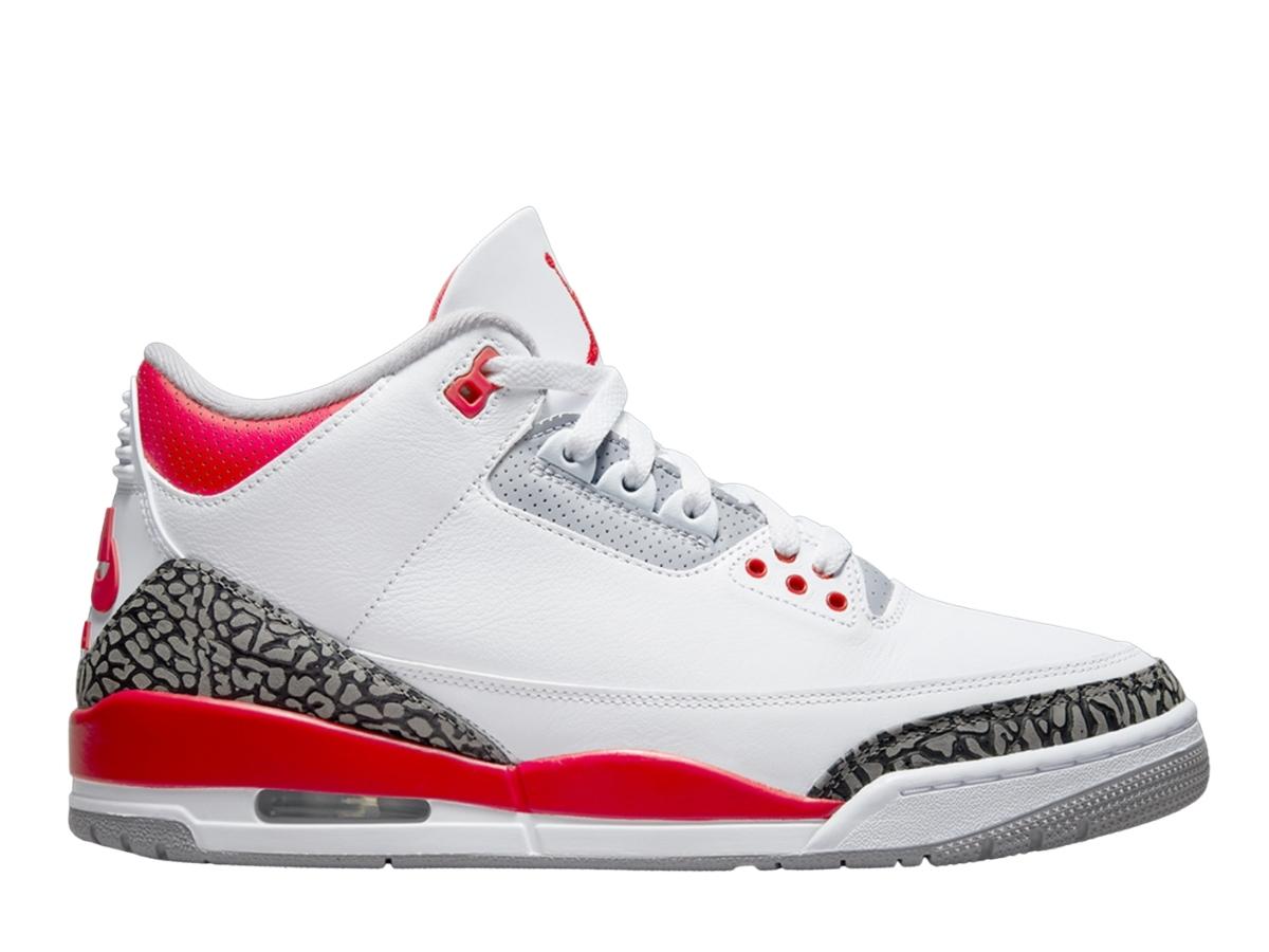 SASOM | shoes Jordan 3 Retro Fire Red (2022) Check the latest price now!